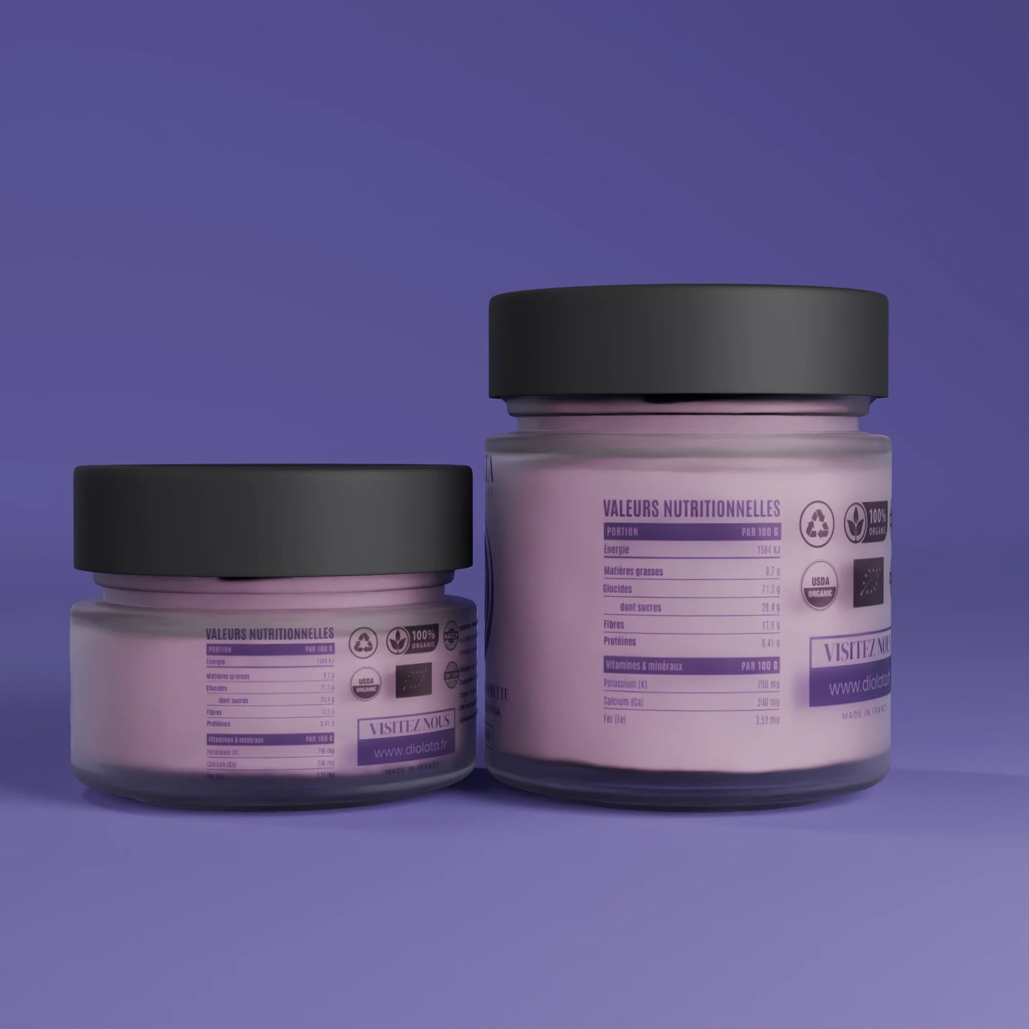 Poudre ube certifié bio - EU & USA