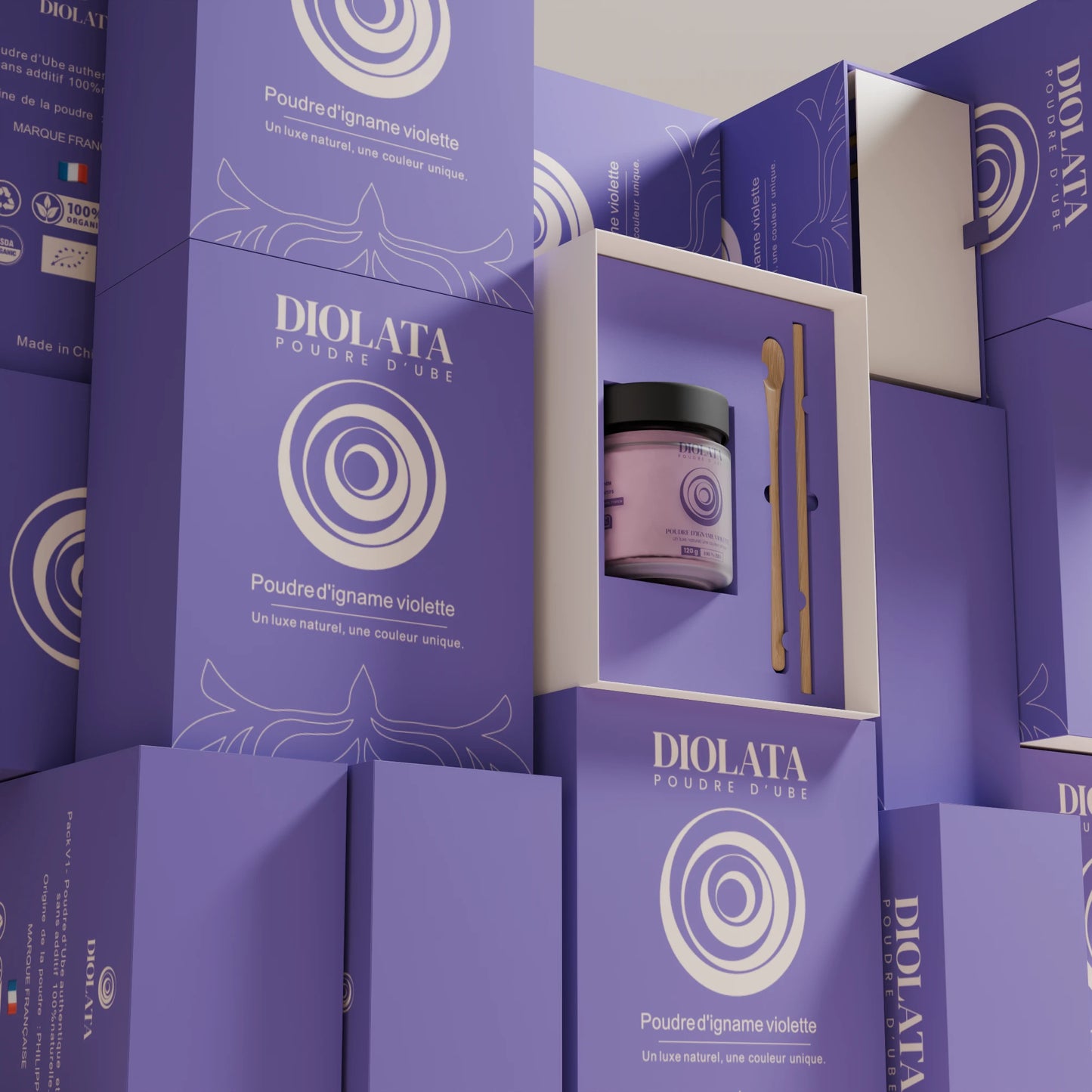 Poudre ube certifié bio - EU & USA