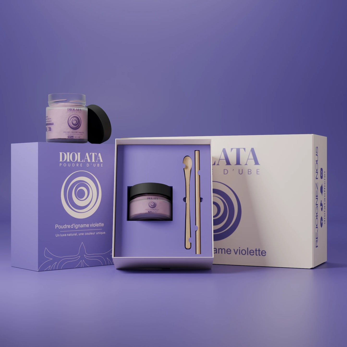 Poudre ube certifié bio - EU & USA