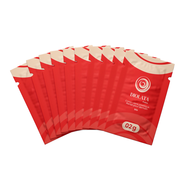 10 sachets - 20g fraise bio