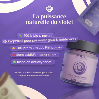Poudre ube certifié bio - EU & USA